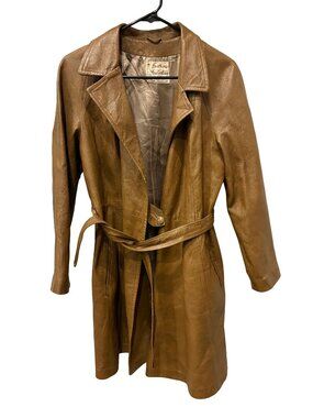 Vintage Leathers by New England Brown/Tan Leather Jacket